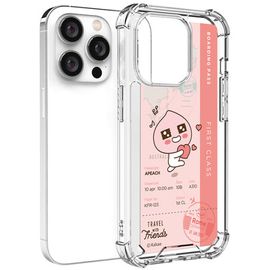 [S2B] KAKAO FRIENDS Clear AirCushion Reinforced Case – Slim, Shock-Absorbing, Wireless Charging Compatible, Camera & Button Protection for iPhone - Made in Korea